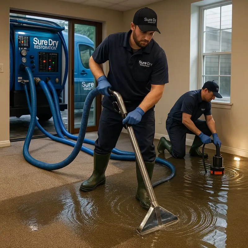 Water Extraction and Removal process in Selmer, TN